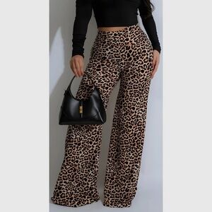 Wild Instinct Baddie Leopard Pants